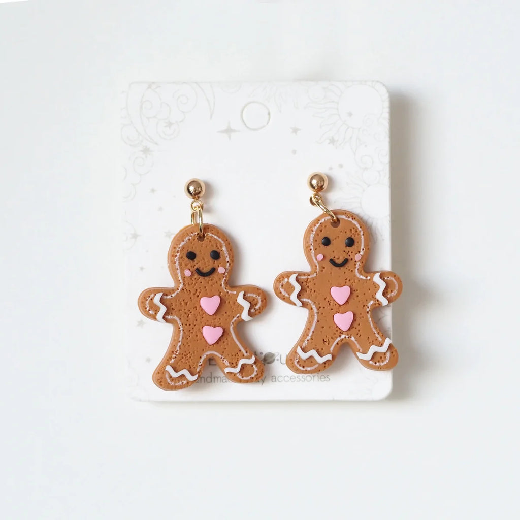 Christmas Tree Polymer Clay Earrings for Women Handmade Holiday Jewelry Cute Drop Earrings with Festive Design Party Accessories