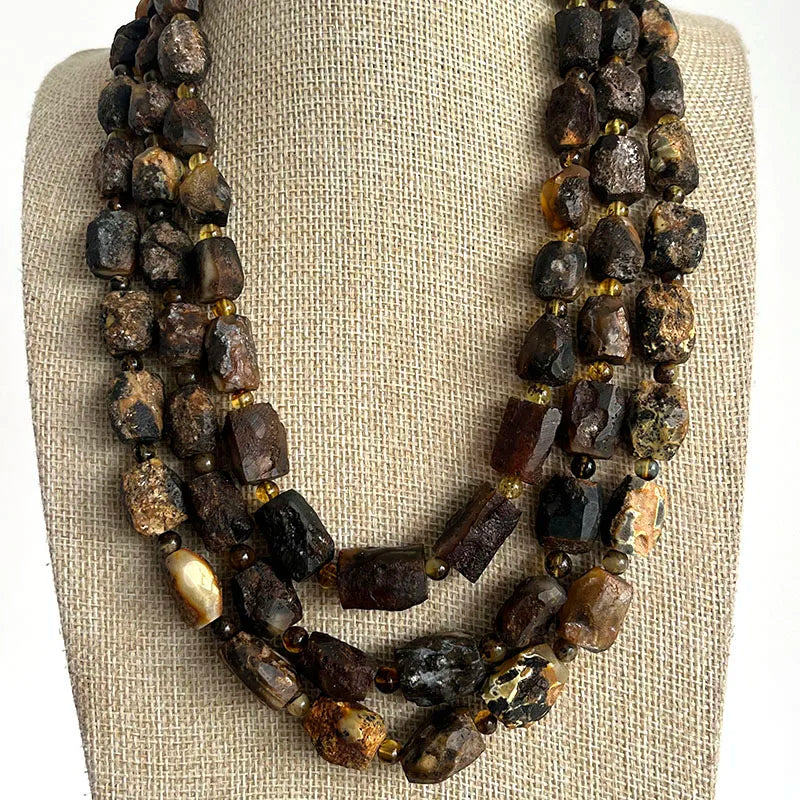 Floral Amber Necklace for Gift 2026 New Real Original Handmade Natural Baltic Plant Amber Jewelry Women Necklaces Wholesale