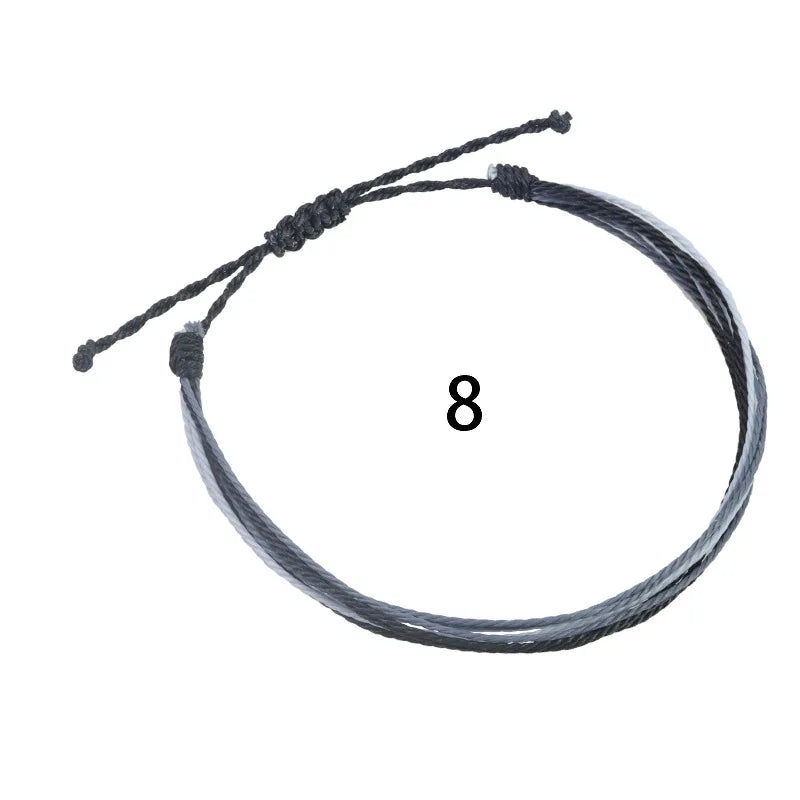 Boho Women Handmade Woven Multilayer Anklet Weaving Bracelet On The Leg Braid Rainbow Thread Rope Beach Barefoot Foot Jewelry