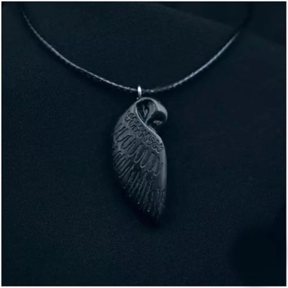 Wooden Owl Pendant Necklace Vintage Animal Pattern Rope Chain Deer Couple Necklace Ethnic Fox Handmade Boho Necklaces Jewelry