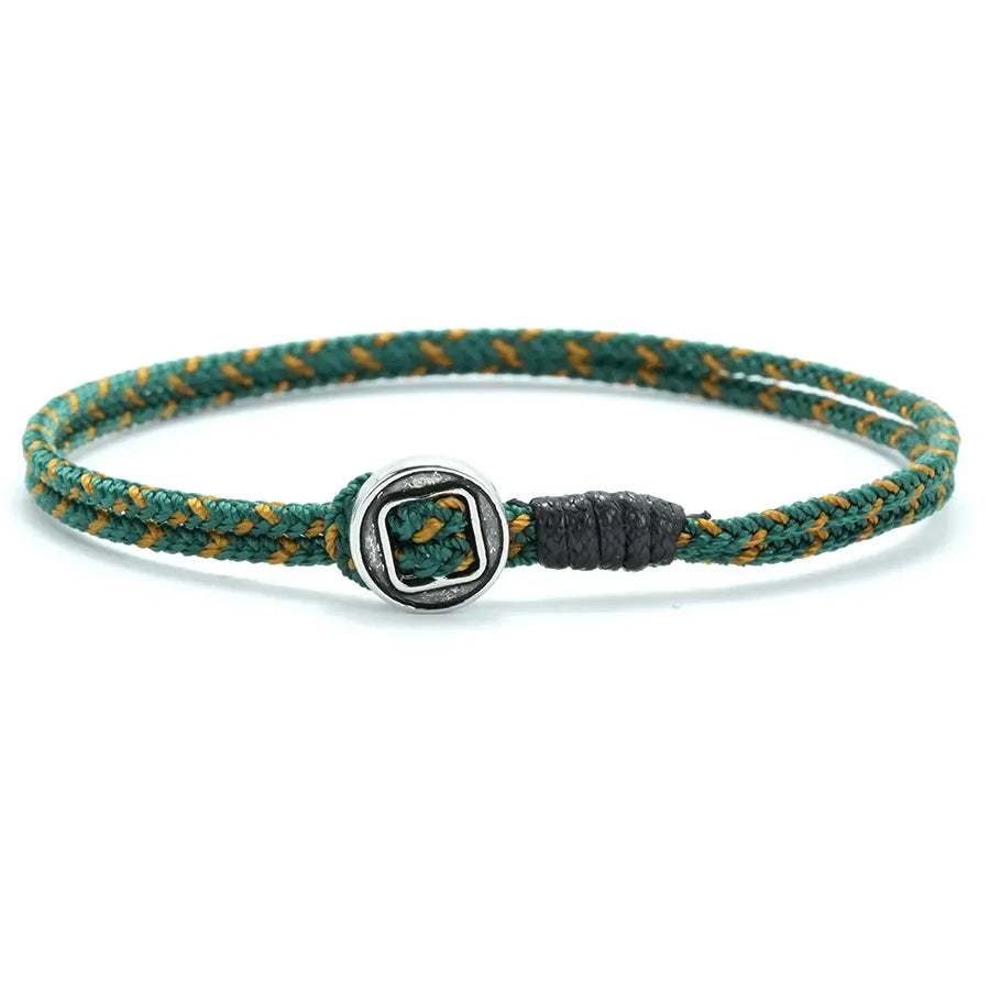 Minimalist 2mm Thin Rope Bracelet Unisex Handmade Braided Easy Hook Bilayer National Style Luck Red Braslet Family Couple Gift